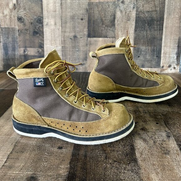 Danner River Gripper Spike Felt Bottom Wading Boots Mens 8 EE - Picture 10 of 12